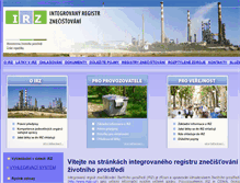 Tablet Screenshot of irz.cenia.cz